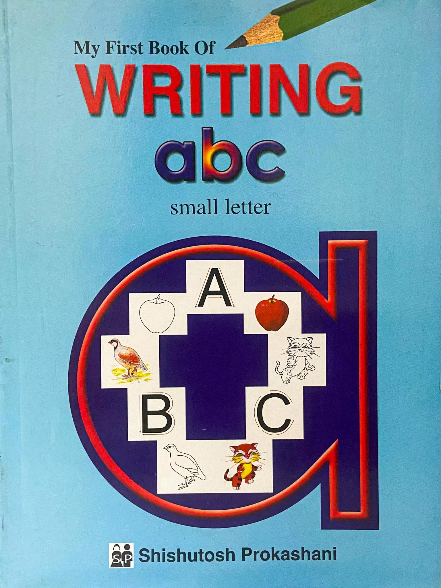 My first book of writing ABC- small letter