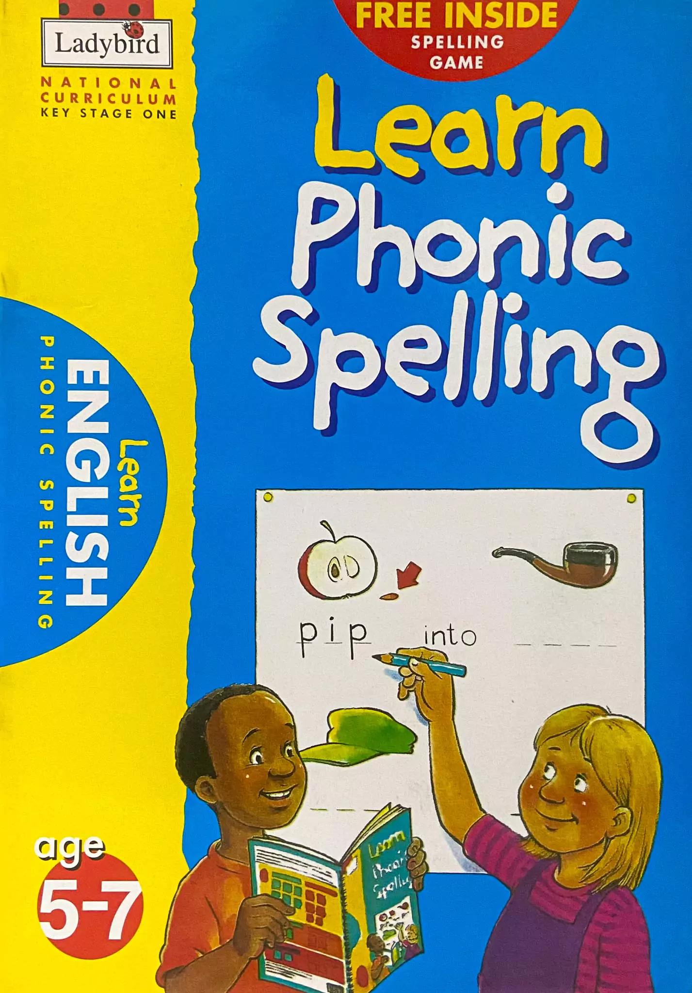 English Learn Phonic Spelling Key Stage One Ladybird