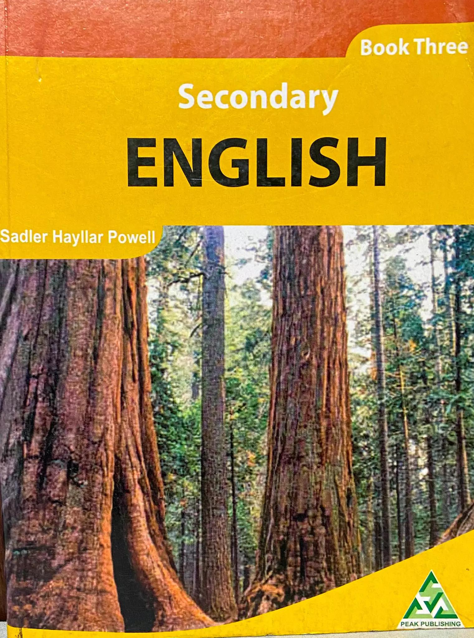 Secondary English Book 3