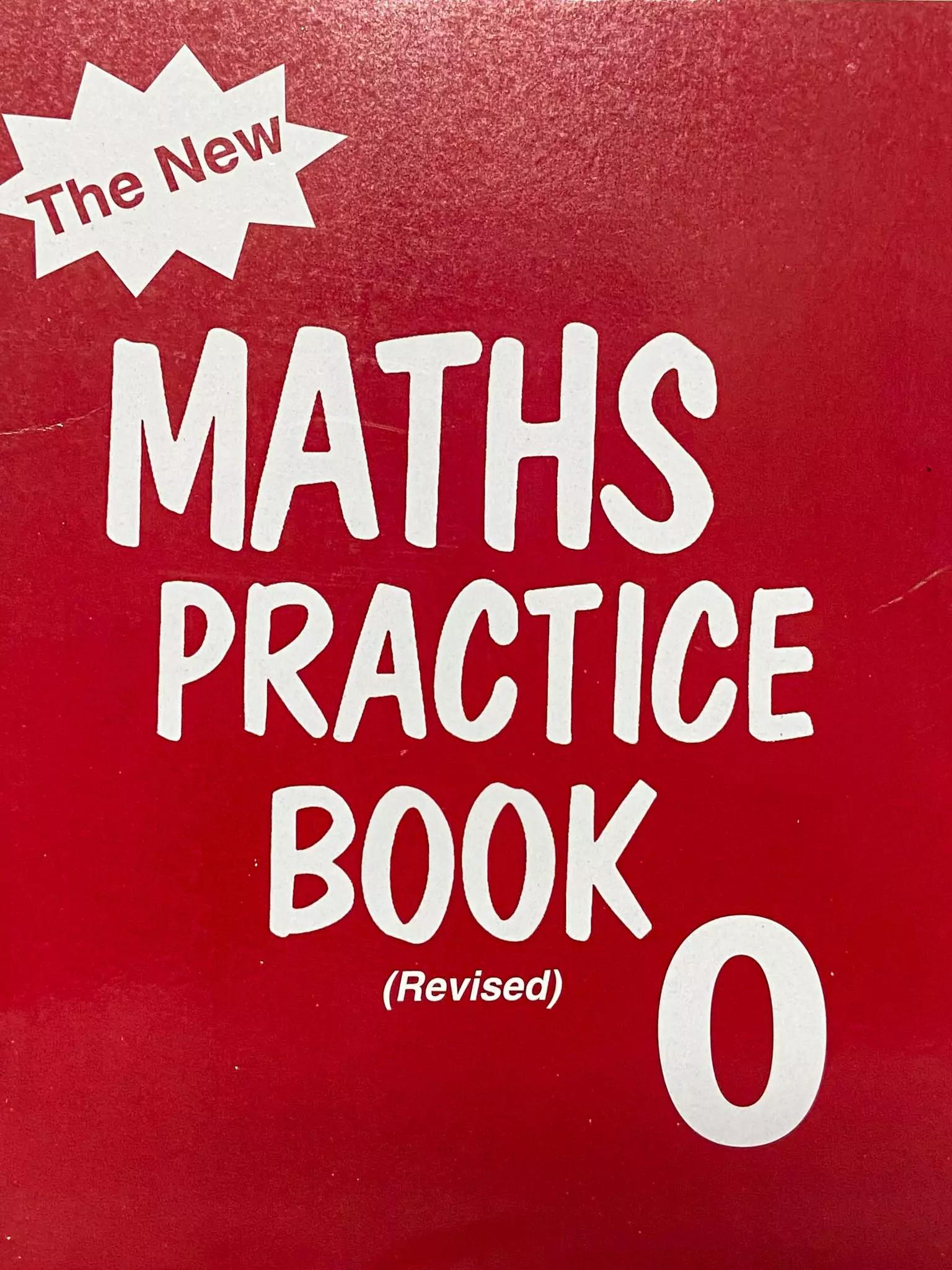 New Math Practice Book- 0