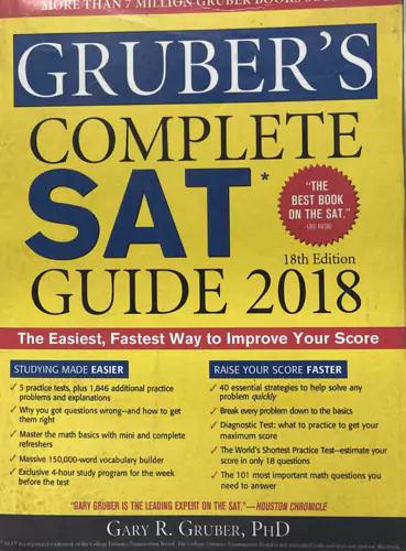 Gruber's Complete New SAT Guide 2018