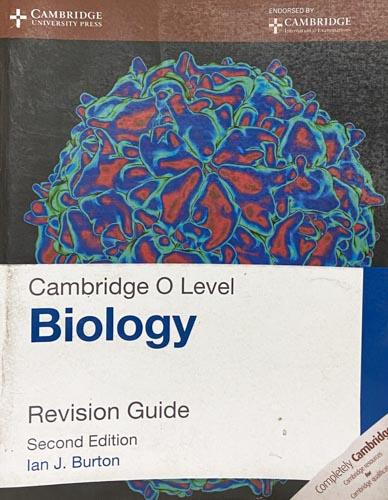 Cambridge O Level Biology Revision Guide 