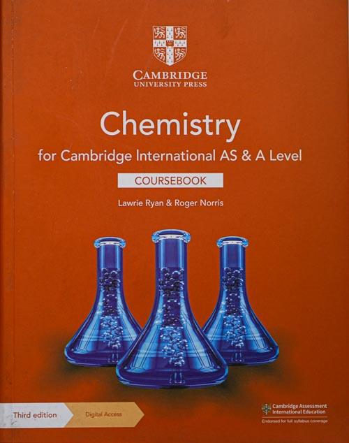 Chemistry for Cambridge International AS & A Level Coursebook